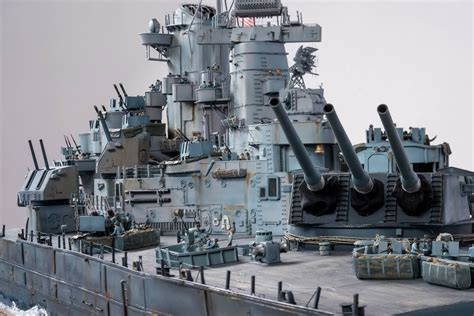 1280 Uss Missouri Battleship Paper Model Uss Missouri Handmade Diy