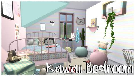 The Sims 4 Speed Build Kawaii Bedroom Youtube