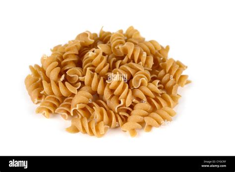 Rotini Whole Wheat Pasta Stock Photo Alamy