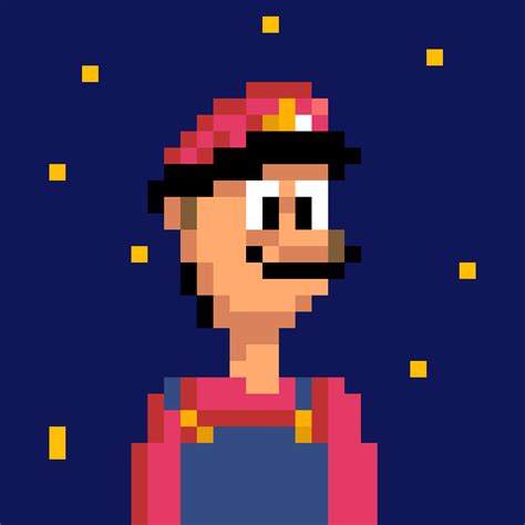 Tried Making Some Mario Pixel Art 👍 Rmario