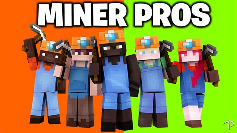 Miner Pros By Pickaxe Studios Minecraft Skin Pack Minecraft