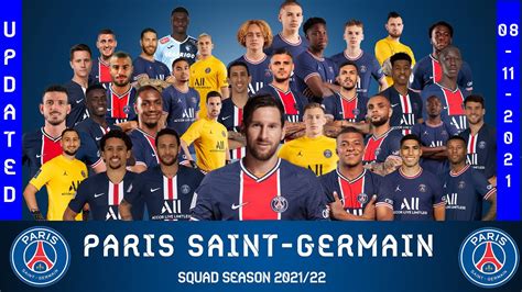 Psg Paris Saint Germain Fc Squad Updated Ligue With Hot Sex Picture