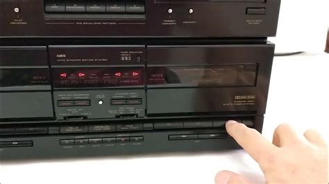 Pioneer Dc Z93 Stereo Double Cassette Deck Amplifier Youtube