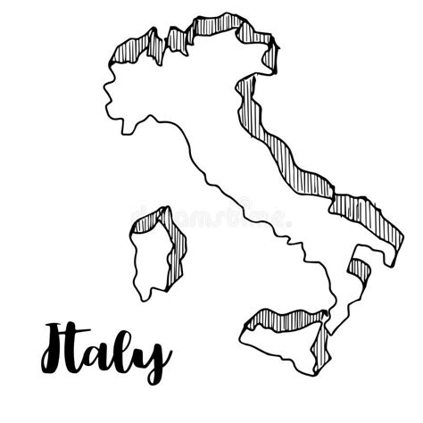 Mapa De Italy Ilustração Do Vetor Ilustração De Italy 18027691