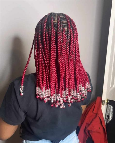 30 Knotless Braids With Beads Ideas To Try In 2022 Box Braids Beads