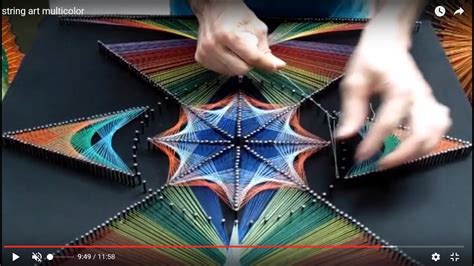 String Art Multicolor Youtube