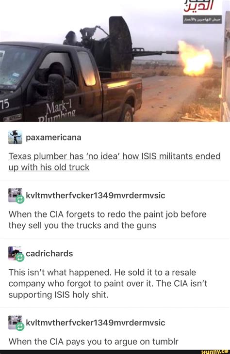 And Texas Plumber Has No Idea How Isis Militants Ended Up With His Old Truck