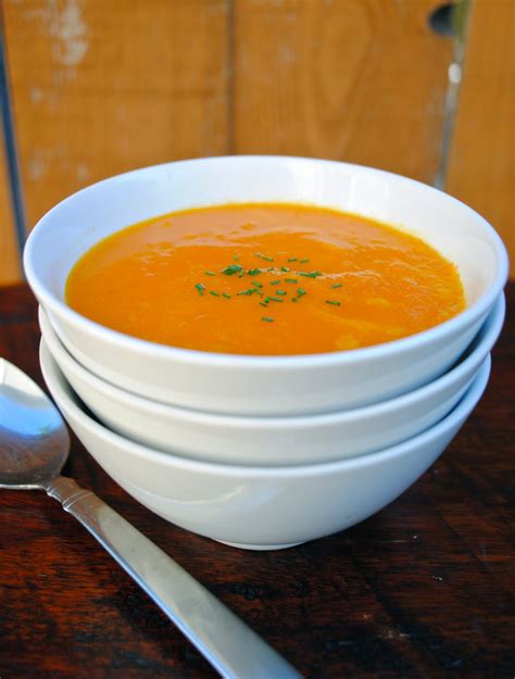Can garnish with grated cheese and croutons right before serving. The Silver Palate's Carrot and Orange Soup | Virtually ...