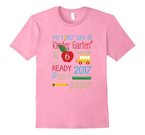 My First Day Of Kindergarten Shirts For Girls Back To School Art