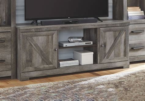 Signature Design By Ashley Ew0440 168 Wynnlow 60 Inch Gray Tv Stand At