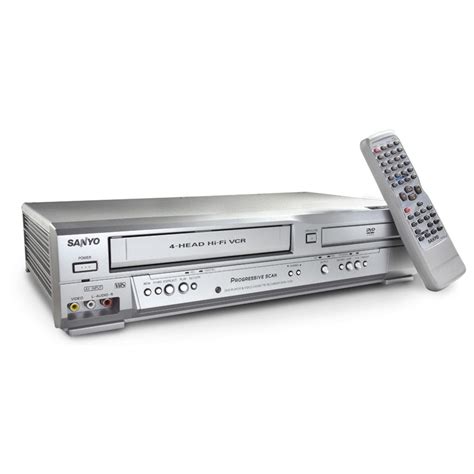 Sanyo Fwdv F Vcr Dvd Video Player Combo Head Vhs Cassette Recording
