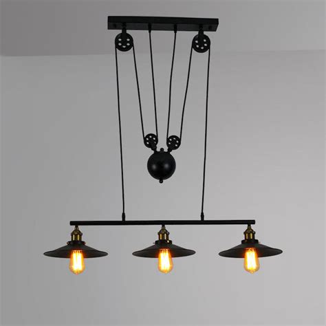 The opening should be large enough for the chandelier's hanger and wire to fit through. Retro Hanging Ceiling Light Vintage Industrial Pendant ...
