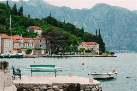 The Old Town Of Perast On The Shore Of Kotor Bay Montenegro Th Stock
