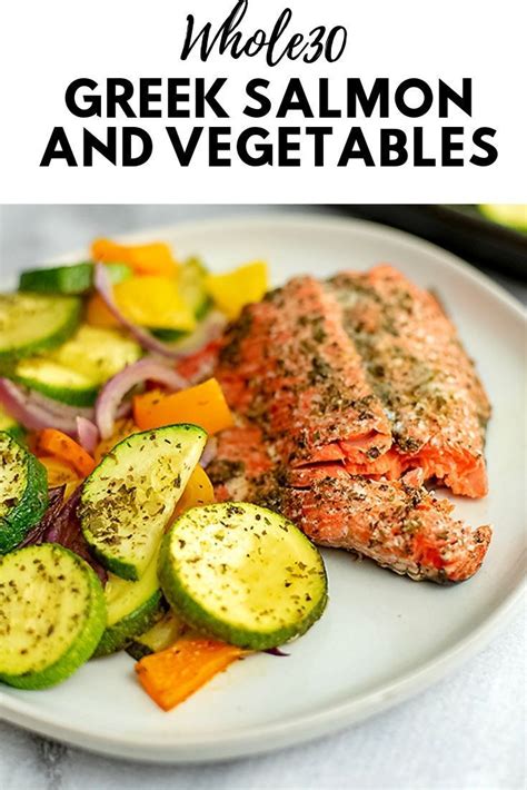 Greek Salmon Sheet Pan Meal Is The Perfect Weeknight Meal Ready In