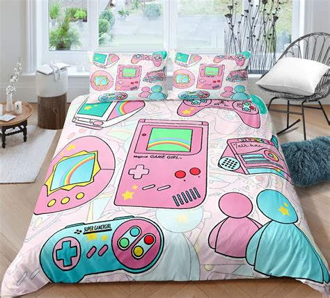 Gaming Bedding Set Gamepad Duvet Cover Kids Boys Girls Gamepad Etsy