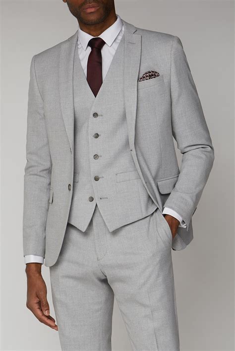 limehaus men s light grey skinny fit suit suit direct