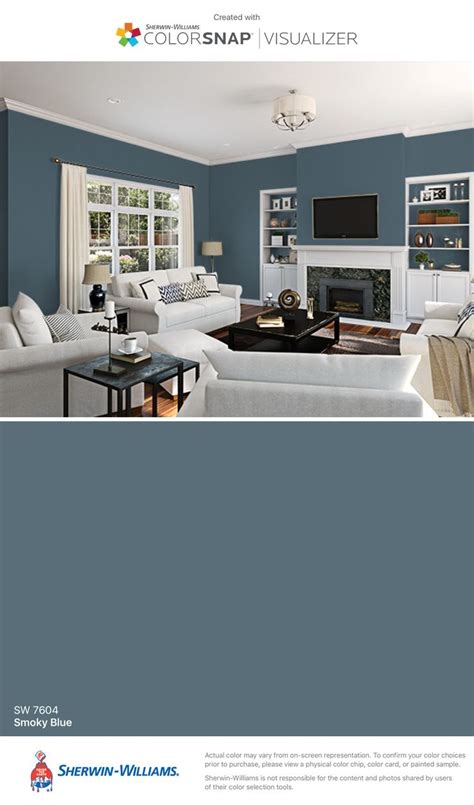 Image Result For Sherwin Williams Smoky Blue Paint Colors For Home