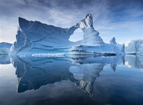 Award Winning Reflection Photography Ice Berg By Christopher