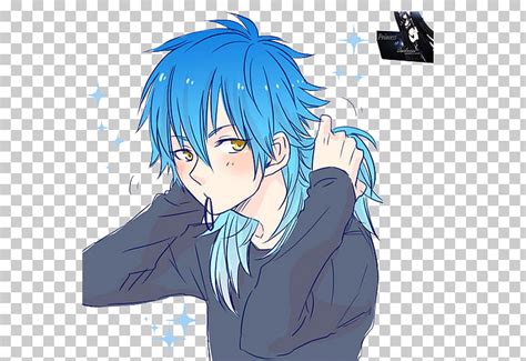 Aesthetic Anime Boy With Blue Hair Anime Wallpaper Hd