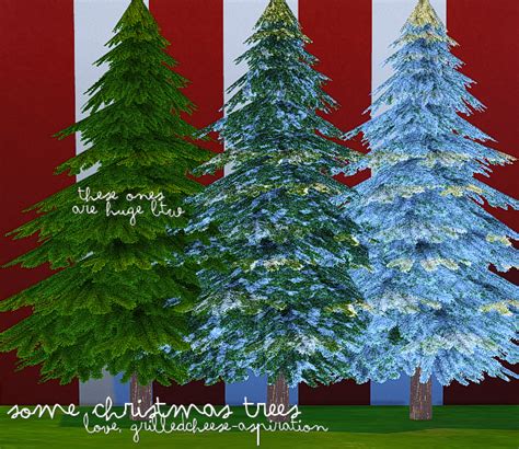 Sims 4 Ccs The Best Christmas Trees By Binaries Plumbots