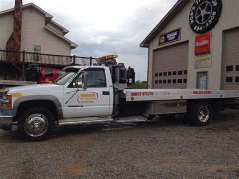 Sell Used 1996 Chevrolet 3500 Hd Rollback Wrecker 454 Gas 5 Sp Side