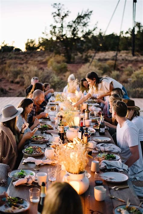 This chicken parfait looks great in little pots. We Drove 560 Miles and Threw a Dinner Party Under the ...