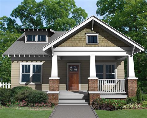 Farmhouse floor plans (or farmhouse style house plans) may feature such a porch as an extension of the interior home. Charming Craftsman Bungalow with Deep Front Porch ...