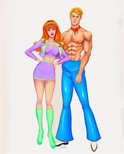 Jonuel On Instagram Daphne And Fred 🔍 Guess This Is My First Time Making Scoobydoo Fanart A