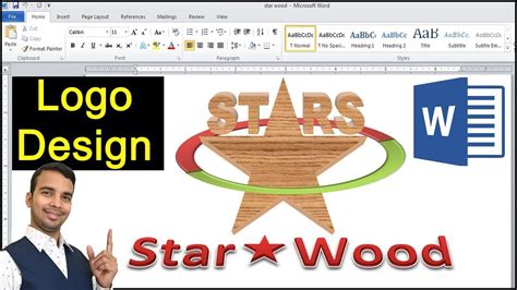 How To Make A Logo Design In Microsoft Word Youtube