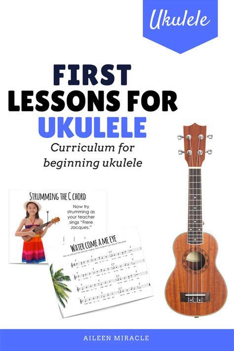 Ukulele Lessons Comprehensive Unit For The Music Classroom Ukulele
