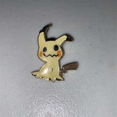 Mavin Official Pokémon Mimikyu Pikachu Disguise Enamel Hat Pin Tcg Card Game Jewelry