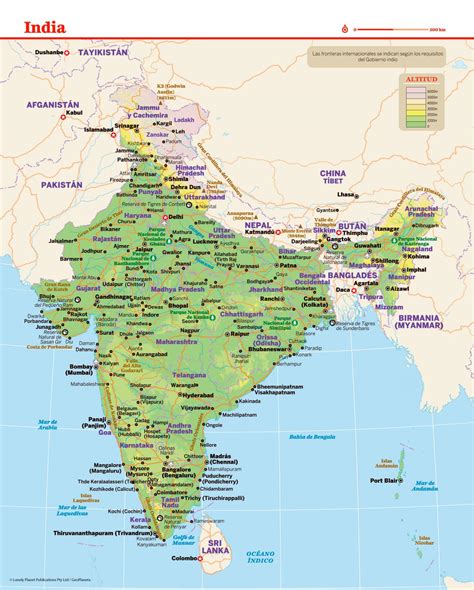 Mapa Da India