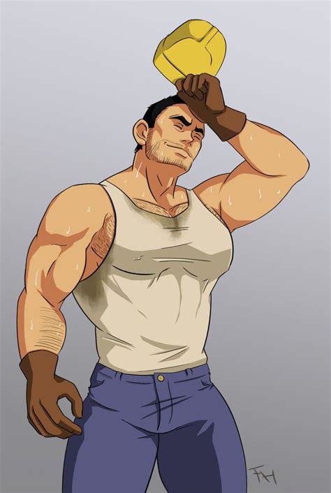 Male Muscle Growth Anime