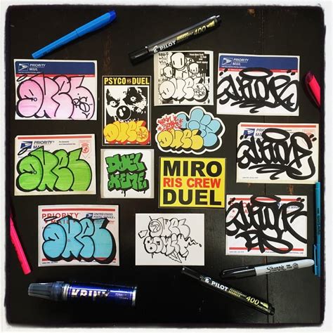 Duel Ris Sticker Pack Duel Graffiti