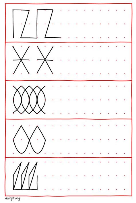 The Worksheet For Writing Numbers And Symbols With Red Lines On White