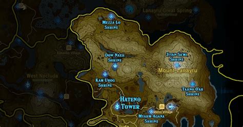 Legend Of Zelda Botw Map Maps For You