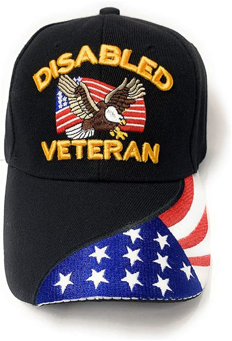 Wholesalegoodz Disabled Veterans Hat Black At Amazon Mens Clothing Store