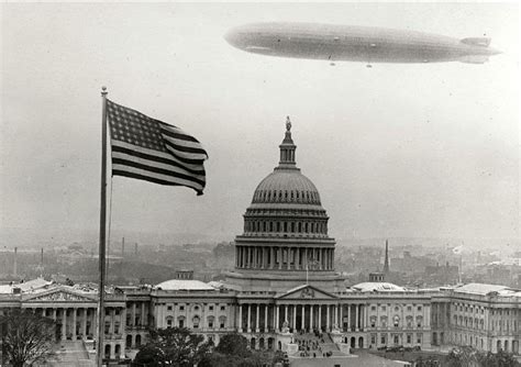 The Graf Zeppelin Above The Us Capital In 1928 Pics