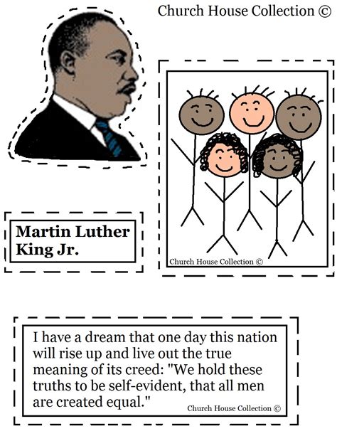 Martin Luther King Printables For Kids