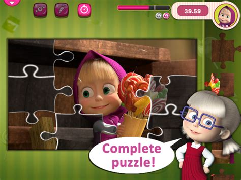 Masha And The Bear Puzzle Game App Price Drops