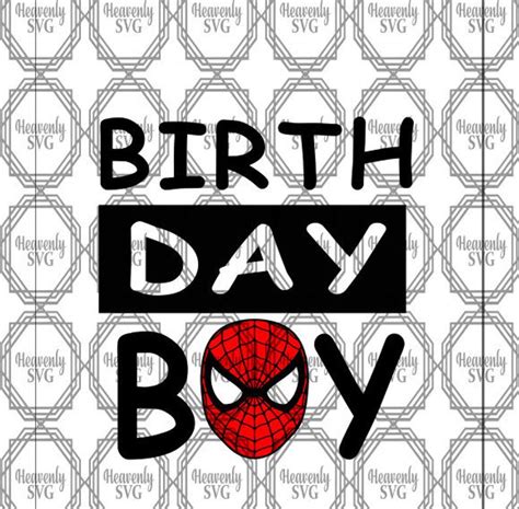 Spiderman Birthday Boy Spidey SVG spiderman svg marvel svg | Etsy