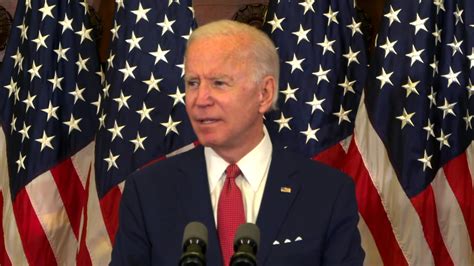 Biden We Wont Allow Any President To Quiet Our Voice