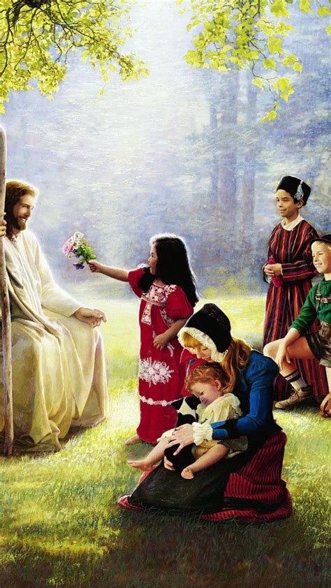 Jesus And Children Wallpaper