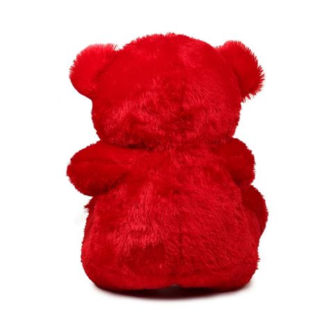 Fiber Soft And Huggble Standing Teddy Bear 24 Inch Red 450 Nkl 2feet