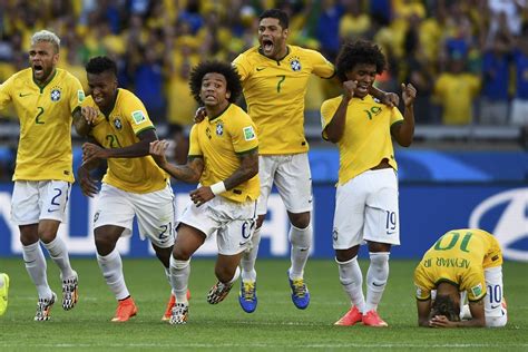 fifa world cup 2014 highlights brazil book quarterfinal spot after beating chile on penalties