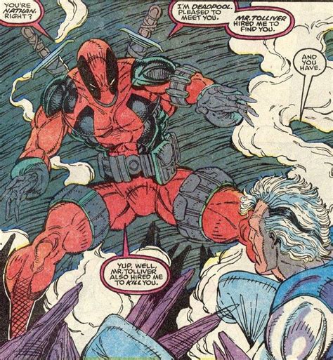 New Mutants 98 1991 1st Deadpool Gideon Domino Earths