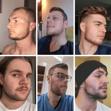 Barbas Con 1 Mes De Crecimiento Crecer Barba Crecimiento De Barba