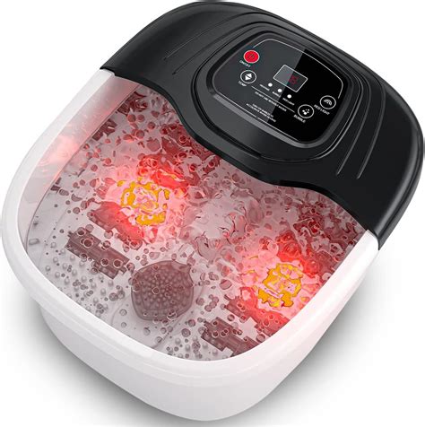 Buy Rightmell Foot Spa Bath Massager With Heat Bubble And Vibration