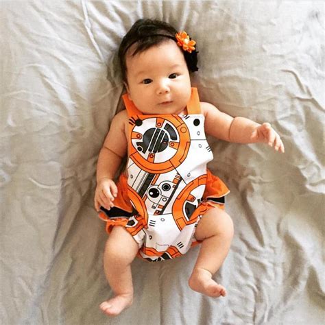I was trying to figure out the best way to get that round shape. BB8 Star Wars Baby Outfit in 2020 | Cute baby halloween costumes, Lumberjack baby costume, Cute ...