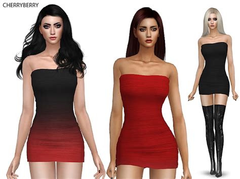 Tight Mini Dress At Cherryberry Sims 4 Updates